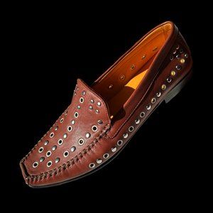 Robert Zur True Glove Leather Vero Shoes Flats Loafers Slip-Ons 8 Soft Brown EUC